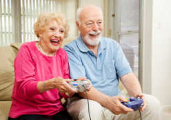bénéfice des jeux video chez les personnes âgées.