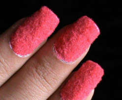 manucure velvet, effet velours