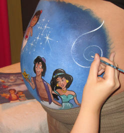 Belly Painting de Stephanie Poughon