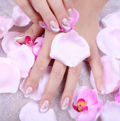 Nail Art avec des fleurs