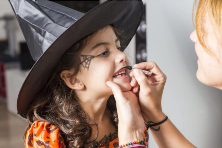 maquiller les enfants pour Halloween