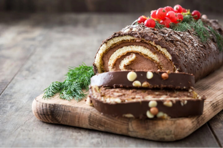 réaliser une bûche de Noël