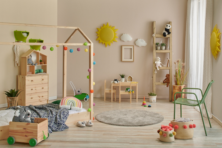 chambre montessori enfant