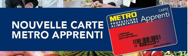 carte METRO Apprenti